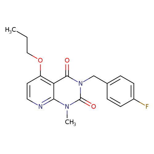 3-[(4-fluorophenyl)methyl]-1-methyl-5-propoxy-1H,2H,3H,4H-pyrido[2,3-d]pyrimidine-2,4-dione