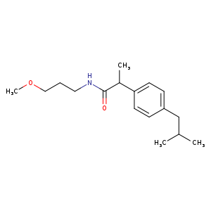 N-(3-methoxypropyl)-2-[4-(2-methylpropyl)phenyl]propanamide