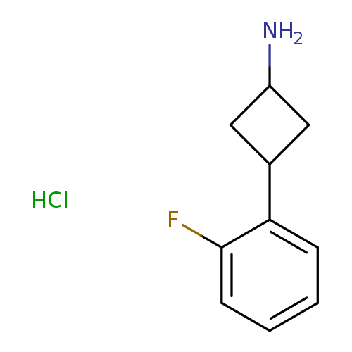 3-(2-fluorophenyl)cyclobutan-1-amine hydrochloride