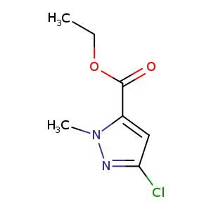 1H-Pyrazole-5-carboxylic acid, 3-chloro-1-Methyl-, ethyl ester