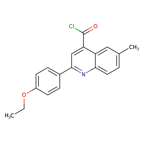 2-(4-Ethoxyphenyl)-6-methylquinoline-4-carbonyl chloride