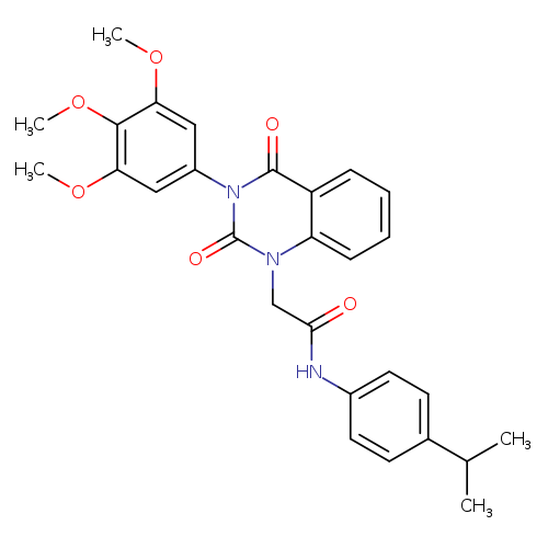 2-[2,4-dioxo-3-(3,4,5-trimethoxyphenyl)-1,2,3,4-tetrahydroquinazolin-1-yl]-N-[4-(propan-2-yl)phenyl]acetamide