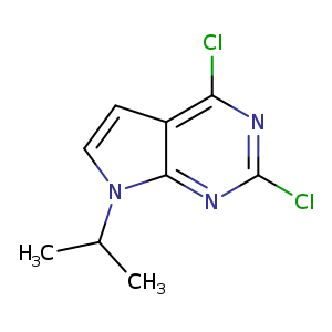 7H-Pyrrolo[2,3-d]pyrimidine, 2,4-dichloro-7-(1-methylethyl)-