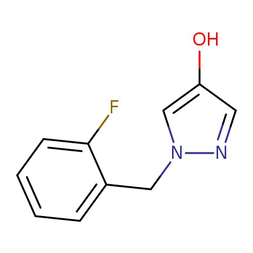 1-[(2-Fluorophenyl)methyl]-1H-pyrazol-4-ol