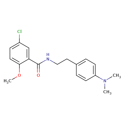 5-chloro-N-{2-[4-(dimethylamino)phenyl]ethyl}-2-methoxybenzamide