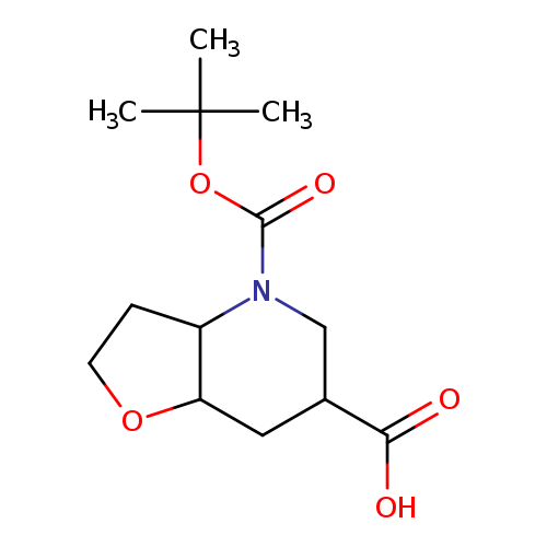 4-[(tert-butoxy)carbonyl]-octahydrofuro[3,2-b]pyridine-6-carboxylic acid, Mixture of diastereomers