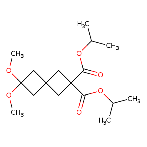2,2-Bis(propan-2-yl) 6,6-dimethoxyspiro[3.3]heptane-2,2-dicarboxylate