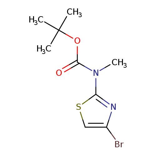 Carbamic acid, N-(4-bromo-2-thiazolyl)-N-methyl-, 1,1-dimethylethyl ester