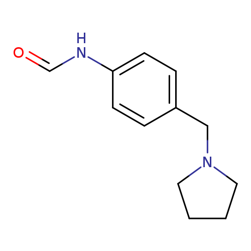 N-{4-[(pyrrolidin-1-yl)methyl]phenyl}formamide