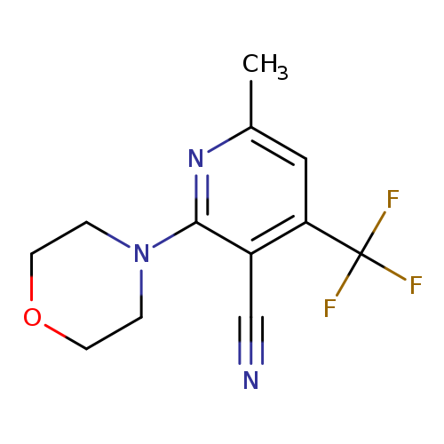 6-Methyl-2-(morpholin-4-yl)-4-(trifluoromethyl)pyridine-3-carbonitrile