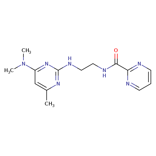 N-(2-{[4-(dimethylamino)-6-methylpyrimidin-2-yl]amino}ethyl)pyrimidine-2-carboxamide