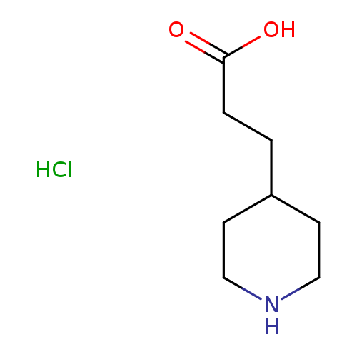 4-Piperidinepropanoic acid, hydrochloride