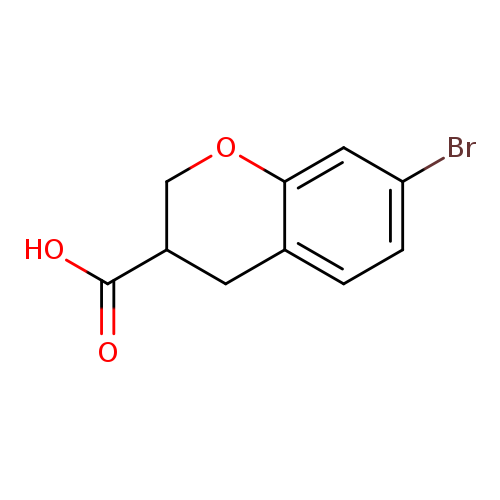 7-bromo-3,4-dihydro-2H-1-benzopyran-3-carboxylic acid