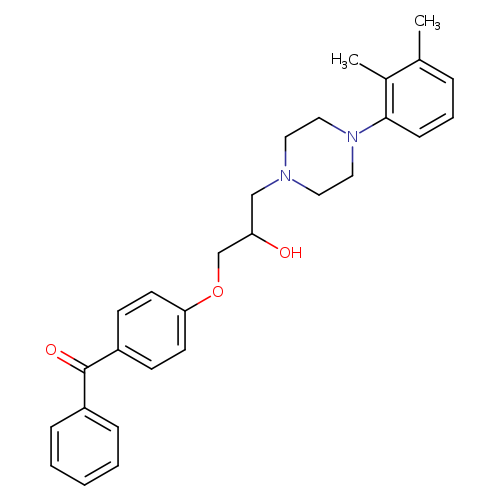 1-(4-benzoylphenoxy)-3-[4-(2,3-dimethylphenyl)piperazin-1-yl]propan-2-ol