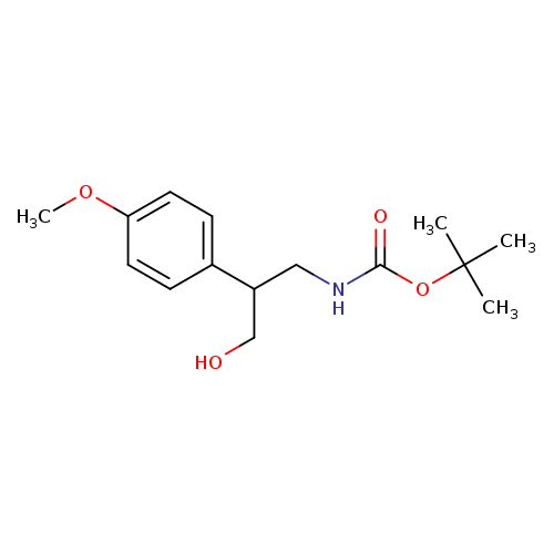 tert-Butyl n-[3-hydroxy-2-(4-methoxyphenyl)propyl]carbamate