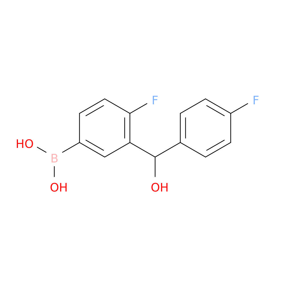4-Fluoro-3-[(4-fluorophenyl)(hydroxy)methyl]phenylboronic acid