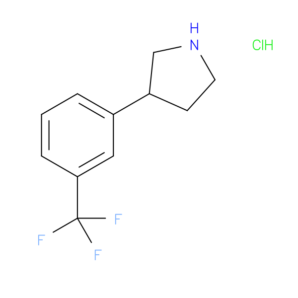 3-[3-(Trifluoromethyl)phenyl]pyrrolidine Hydrochloride