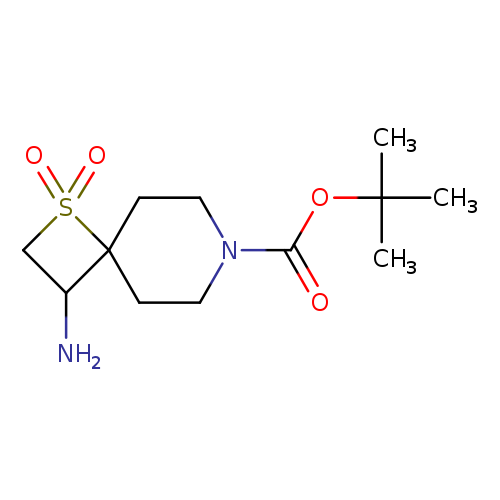 tert-butyl 3-amino-1,1-dioxo-1lambda6-thia-7-azaspiro[3.5]nonane-7-carboxylate