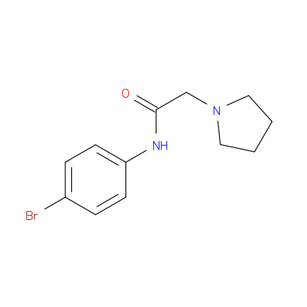 1-Pyrrolidineacetamide, N-(4-bromophenyl)-
