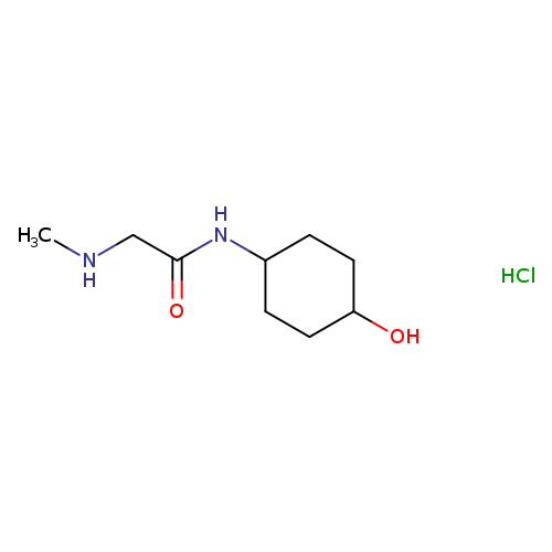 N-(4-hydroxycyclohexyl)-2-(methylamino)acetamide hydrochloride