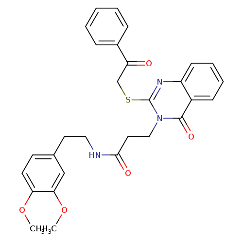 N-[2-(3,4-dimethoxyphenyl)ethyl]-3-{4-oxo-2-[(2-oxo-2-phenylethyl)sulfanyl]-3,4-dihydroquinazolin-3-yl}propanamide