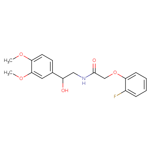 N-[2-(3,4-dimethoxyphenyl)-2-hydroxyethyl]-2-(2-fluorophenoxy)acetamide