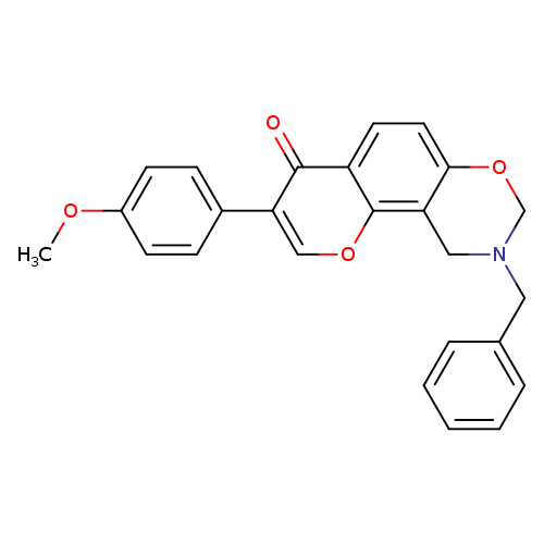 9-benzyl-3-(4-methoxyphenyl)-4H,8H,9H,10H-chromeno[8,7-e][1,3]oxazin-4-one