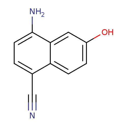 4-amino-6-hydroxynaphthalene-1-carbonitrile