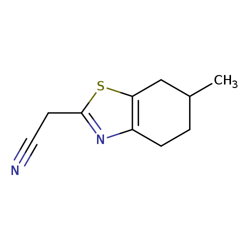 2-(6-methyl-4,5,6,7-tetrahydro-1,3-benzothiazol-2-yl)acetonitrile