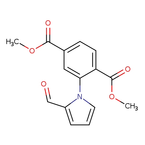 1,4-dimethyl 2-(2-formyl-1H-pyrrol-1-yl)benzene-1,4-dicarboxylate