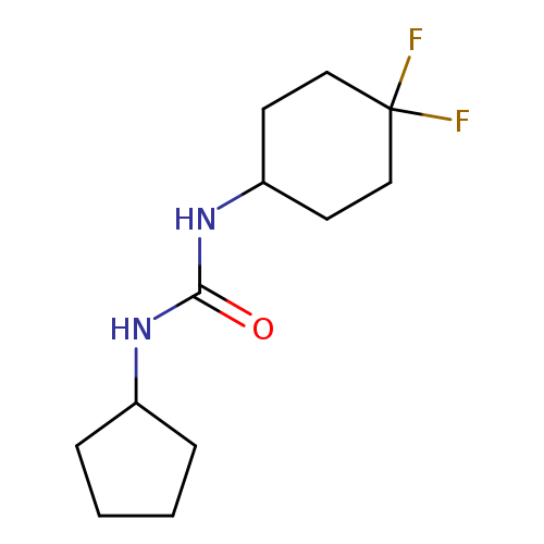 3-cyclopentyl-1-(4,4-difluorocyclohexyl)urea