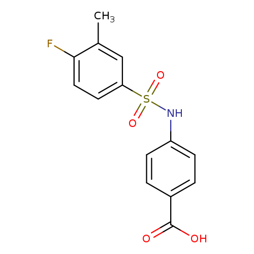 4-(4-Fluoro-3-methyl-benzenesulfonylamino)-benzoic acid