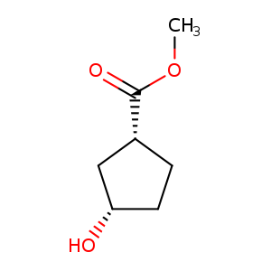 Cyclopentanecarboxylic acid, 3-hydroxy-, methyl ester, (1R-cis)- (9CI)