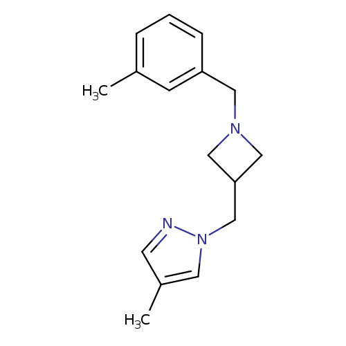 4-methyl-1-({1-[(3-methylphenyl)methyl]azetidin-3-yl}methyl)-1H-pyrazole