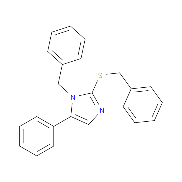1-benzyl-2-(benzylsulfanyl)-5-phenyl-1H-imidazole
