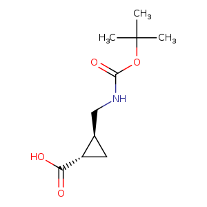 (1S,2S)-2-({[(tert-butoxy)carbonyl]amino}methyl)cyclopropane-1-carboxylic acid