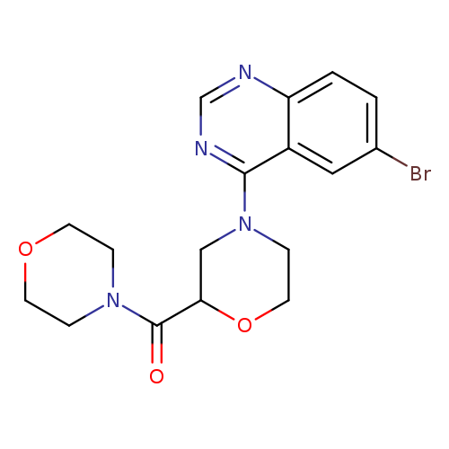 6-bromo-4-[2-(morpholine-4-carbonyl)morpholin-4-yl]quinazoline