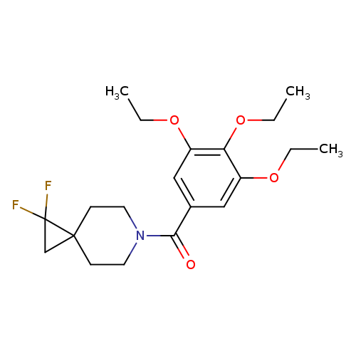 1,1-difluoro-6-(3,4,5-triethoxybenzoyl)-6-azaspiro[2.5]octane