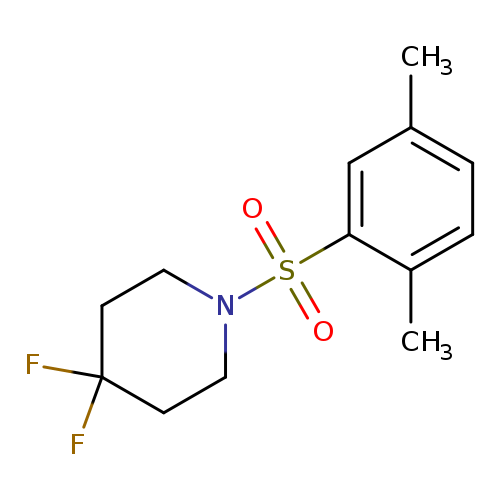 1-(2,5-dimethylbenzenesulfonyl)-4,4-difluoropiperidine