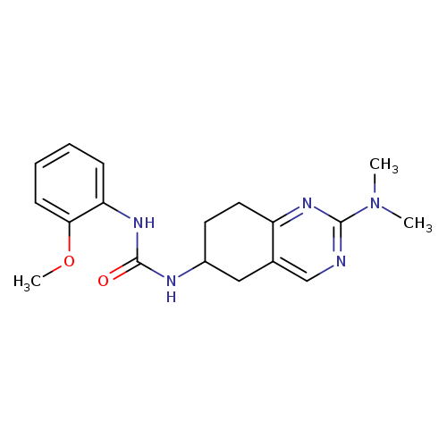 3-[2-(dimethylamino)-5,6,7,8-tetrahydroquinazolin-6-yl]-1-(2-methoxyphenyl)urea