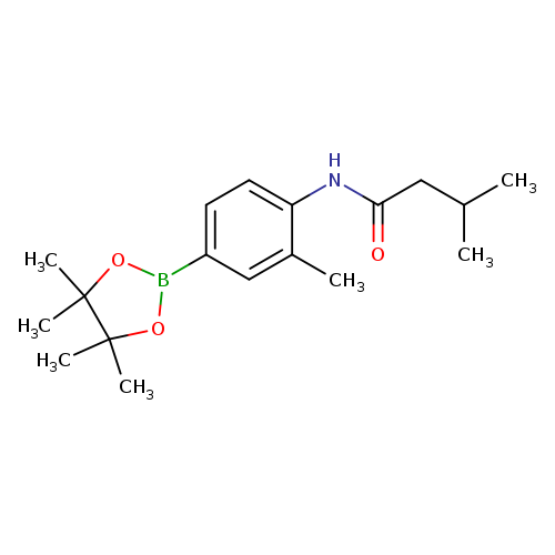 3-methyl-N-[2-methyl-4-(tetramethyl-1,3,2-dioxaborolan-2-yl)phenyl]butanamide