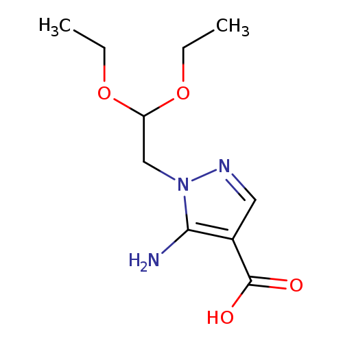5-amino-1-(2,2-diethoxyethyl)-1H-pyrazole-4-carboxylic acid