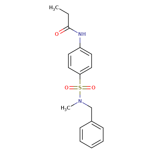 N-(4-{[benzyl(methyl)amino]sulfonyl}phenyl)propanamide