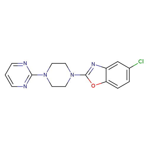 5-chloro-2-[4-(pyrimidin-2-yl)piperazin-1-yl]-1,3-benzoxazole