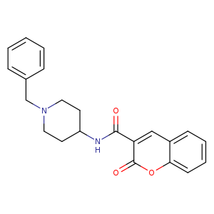 N-(1-benzylpiperidin-4-yl)-2-oxo-2H-chromene-3-carboxamide