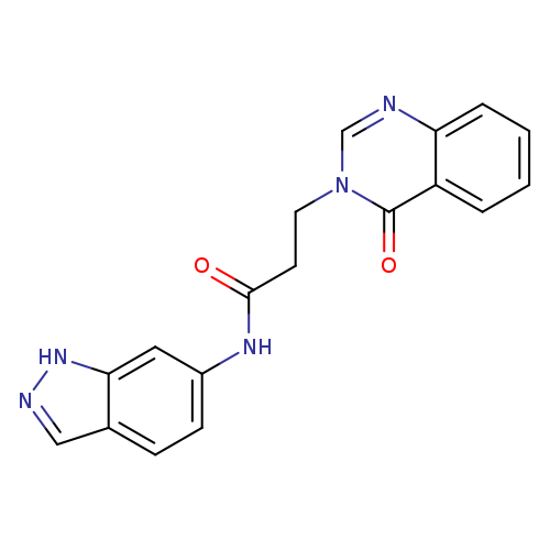 N-(1H-indazol-6-yl)-3-(4-oxo-3,4-dihydroquinazolin-3-yl)propanamide