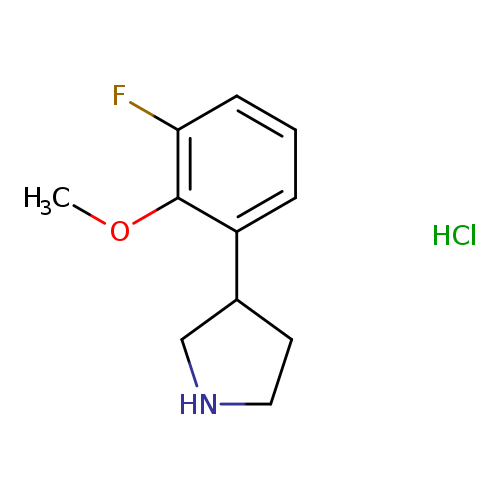 3-(3-fluoro-2-methoxyphenyl)pyrrolidinehydrochloride
