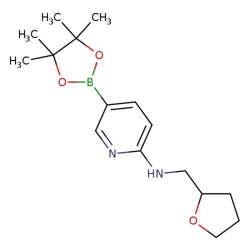 N-((Tetrahydrofuran-2-yl)methyl)-5-(4,4,5,5-tetramethyl-1,3,2-dioxaborolan-2-yl)pyridin-2-amine