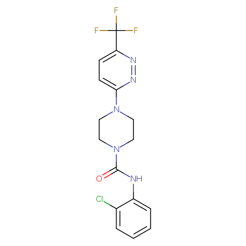 N-(2-chlorophenyl)-4-[6-(trifluoromethyl)pyridazin-3-yl]piperazine-1-carboxamide
