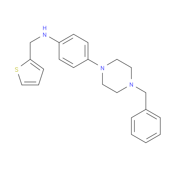 4-(4-benzylpiperazin-1-yl)-N-[(thiophen-2-yl)methyl]aniline